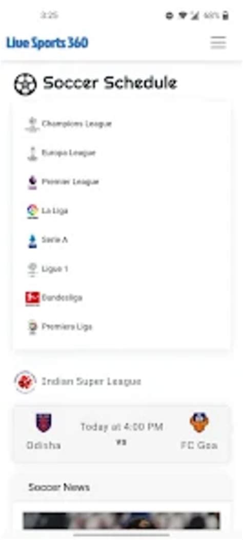 Live Sports 360 .